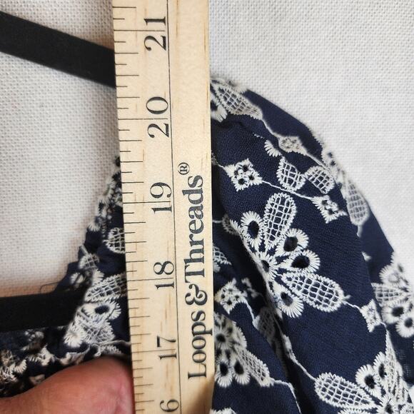 ZARA Top Off The Shoulder Cropped Embroidered WOMENS L Coastal boho  beachy - Picture 6 of 9